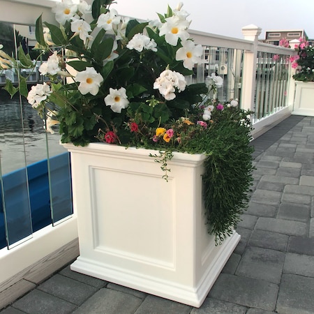Mayne Fairfield Patio Planter 20x20 - White 5825-W